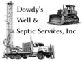 dowdys’s well & septic services, inc logo with number inc fixed